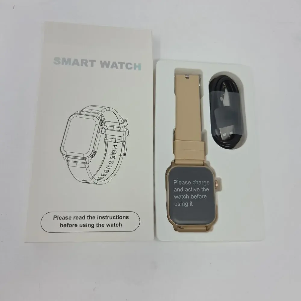TK29 Smart Watch HD Touchscreen Bluetooth Fitness Water-Resistant Rose Gold
